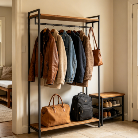 Heavy-Duty Coat Rack